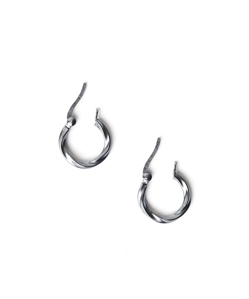 silver925 ピアス ピアス 「SILVER925」15mmデザインフープピアス レディース