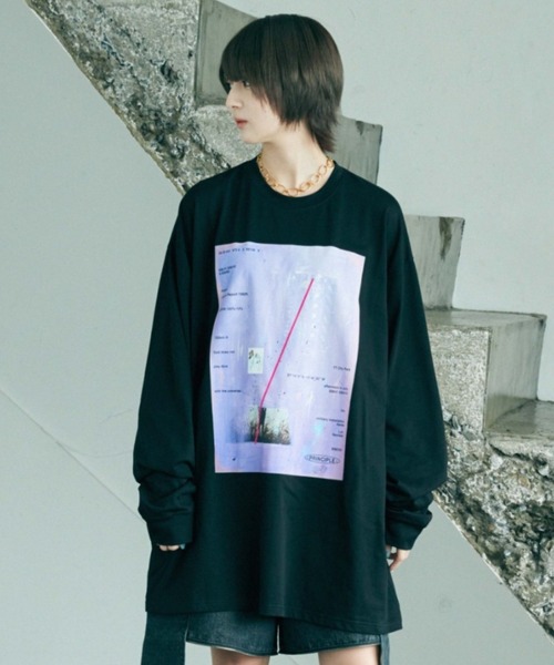 トップス ryo ゆるシルエットが心地よい リブドルマントップス（カットソー