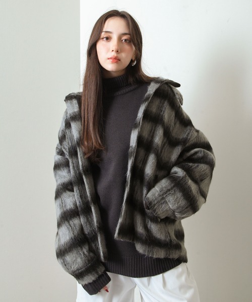 courreges21 ブルゾン スタジャン ジャケット RAZZIS スタジャン メンズ レディース ブルゾン 刺繍 PUレザー