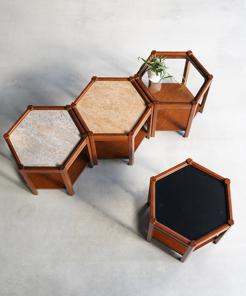 ACME Furniture 家具 BROOKS HEXAGON TABLE ベージュ ブルックス