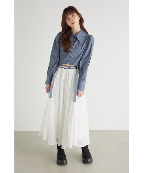 rienda スカート ゴムベルトフレアスカート : ZOZOTOWN Yahoo!店