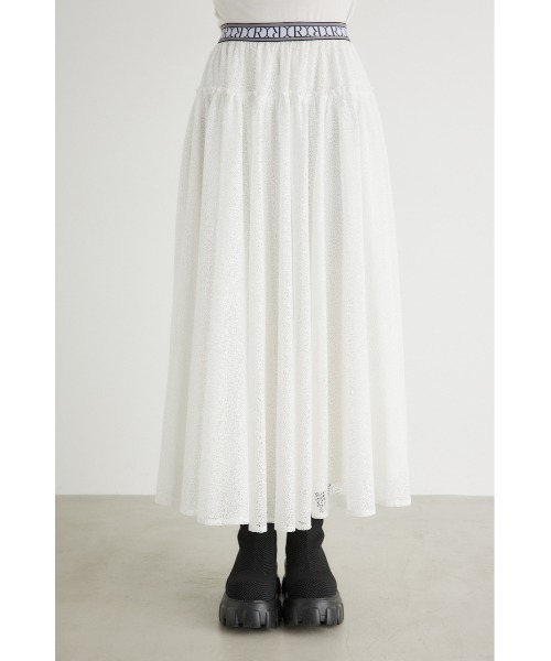 rienda パールヘムフレアSK rienda スカート ゴムベルトフレアスカート : ZOZOTOWN Yahoo!店