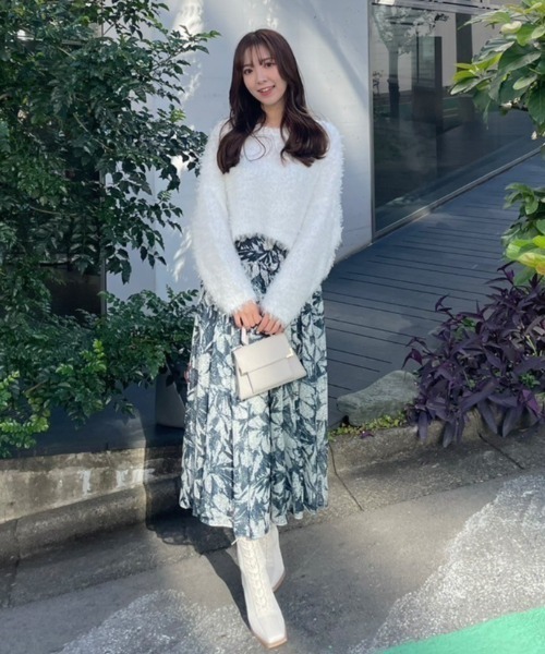 rienda パールヘムフレアSK rienda スカート ゴムベルトフレアスカート : ZOZOTOWN Yahoo!店