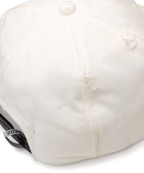 キャップ 帽子 Damaged Canvas Big Cap メンズの画像