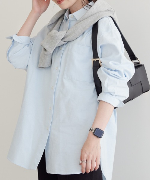 ワンフォークロージング 1111clothing シルキーシャツ メンズ