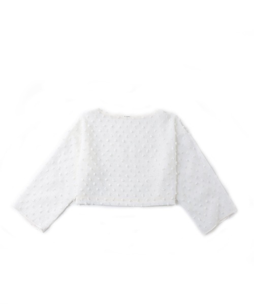 ブラウス シャツ mini PON PON blouse(ミニポンポンブラウス) レディース