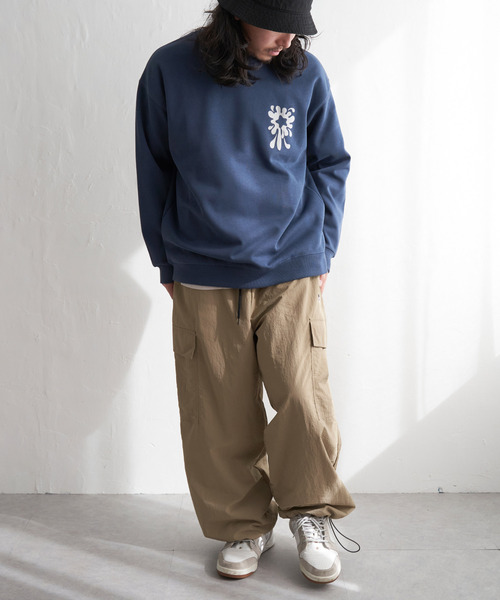 送料込★★ UM0UM02878 スウェットシャツ A'GAM/9×.kom『WaiKei/ワイケイ』Piping star logo sweatshirts