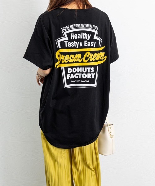 miniministore tシャツ チュニックロンT 半袖 ロングtシャツ夏