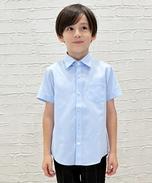 GUCCI（グッチ） 「KIDS」ストライプ柄長袖シャツ - ブルー キッズ