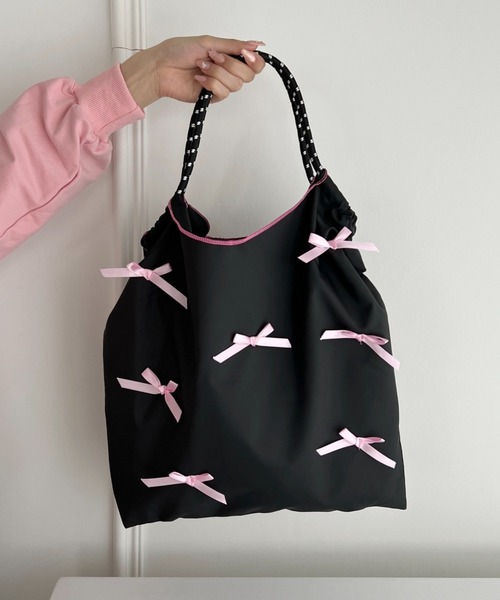 √nuage トートバッグ バッグ メニーリボンナイロントートバッグ 