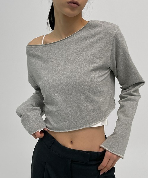 BLACKUP tシャツ 「MADE」 ベラーディSET - ボートネックオフ
