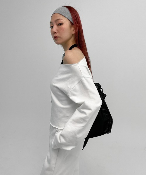 BLACKUP tシャツ 「MADE」 ベラーディSET - ボートネックオフ