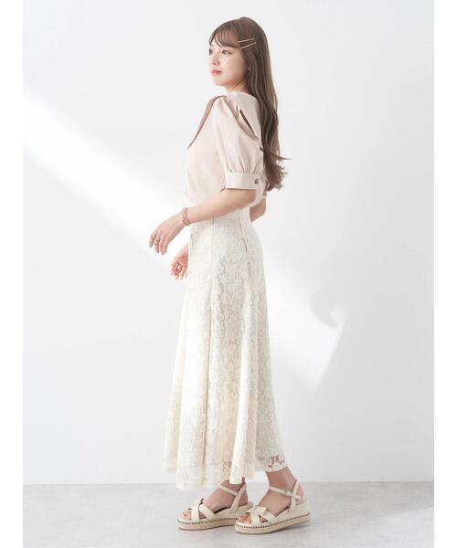 新品未使用 トゥモローランド レース スカート ベージュ 白 イエナ アローズ earth music&ecology スカート レーススカート : ZOZOTOWN Yahoo