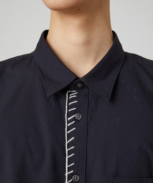 DISCOVERED（ディスカバード） シャツ DISCOVERED DOCKING WIDE