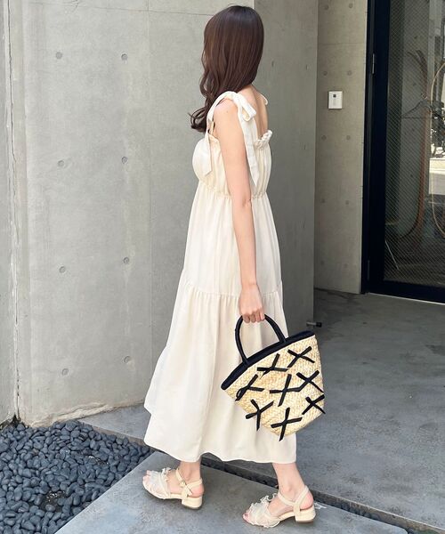 MAJESTIC LEGON（マジェスティックレゴン） ワンピース 肩リボンキャミ