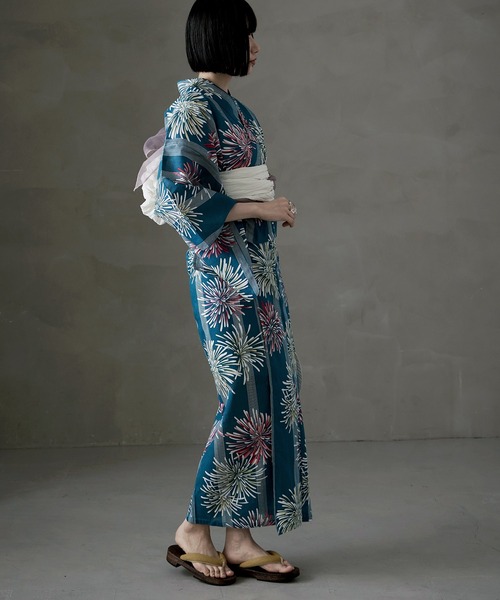 asaka 浴衣 簡単に着れる。浴衣セット セパレート 着付けのいらない二