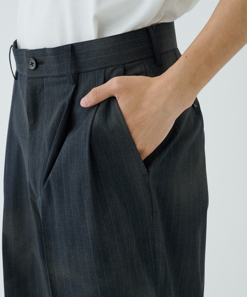 STUDIOUS別注 SWITCHING SLACKS soe スラックス STUDIOUS別注 PANTS メンズ : ZOZOTOWN Yahoo!店