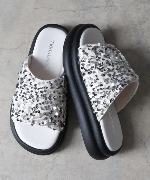 新品★LELLI KELLY★美しいサンダル★スパンコール★ピンク★19,5cm サンダル .-- VIVIANE （ゴールド） -MANGO - マンゴ公式