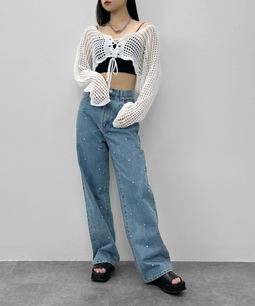 LOUIS FÉRAUD ストライプニットカーディガン　新品未使用♡ n1181_i5.jpg