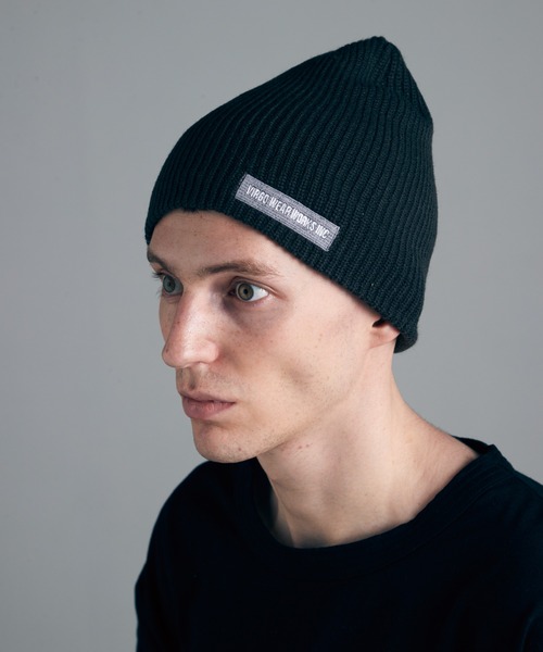 VIRGO WEARWORKS ブラックニット帽 VIRGOwearworks（ヴァルゴウェアワークス） ニットキャップ
