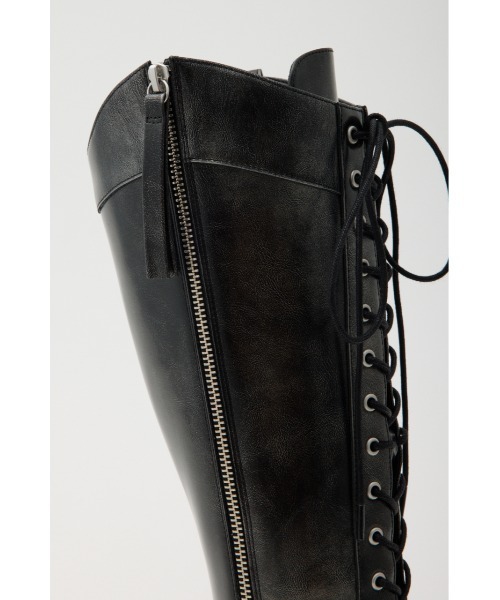 SLY ブーツ POINTED LACE UP WESTERN BOOTS ポインティド レース