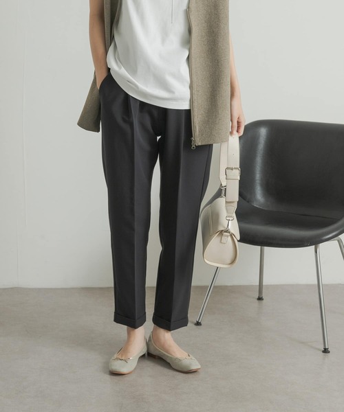 URBAN RESEARCH DOORS パンツ ストレッチテーパードイージー