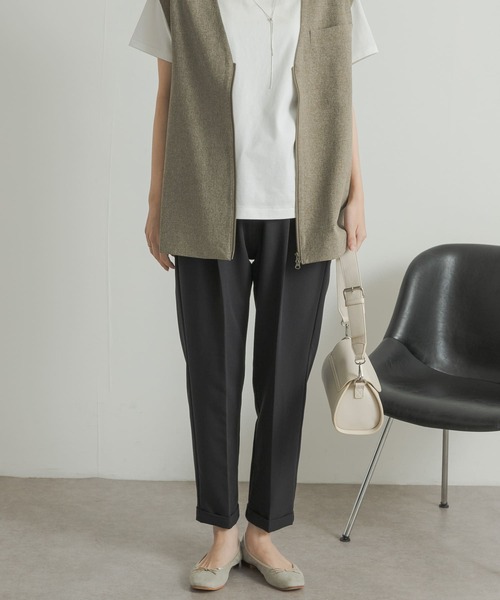 URBAN RESEARCH DOORS パンツ ストレッチテーパードイージー