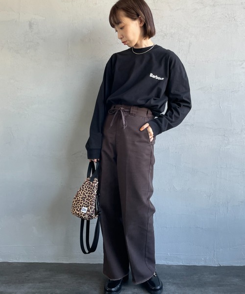 Barbour tシャツ 「Barbour/バブアー」 ワンポイントロゴ ロング