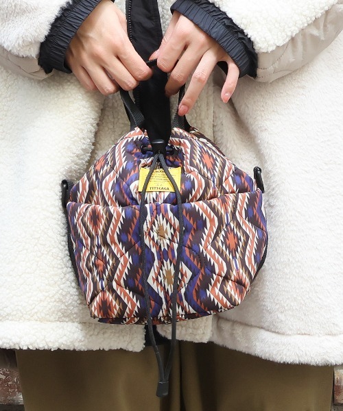 KiU（キウ） ショルダーバッグ バッグ コラボ パデット巾着ミニバッグ