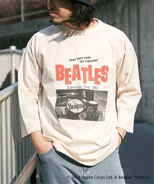 【入手困難】treasure トレジャー　ヨシ　ビートルズ　古着　tシャツ バンド band THE BEATLES ビートルズ 25周年 LET IT BE フォトT