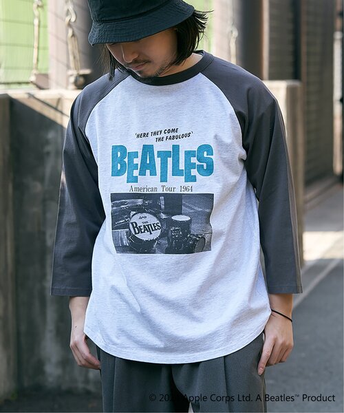 ビートルズ The Beatles tシャツ ザ ビートルズ フォトラグランロンT メンズ