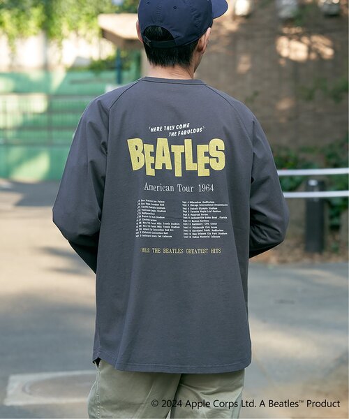 別注】THE BEATLES ザ ビートルズ ツアーラグランTシャツ[品番