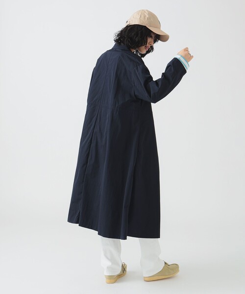B：MING by BEAMS コート アウター 撥水 ナイロン ロングコート