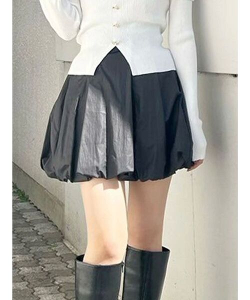 MERCURYDUO スカート バルーンミニコルセットスカート