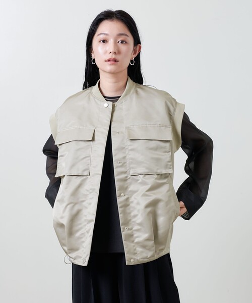 ベスト ジレ 「MARW UNITED ARROWS」ミリタリー ベスト レディース MARW UNITED ARROWS ベスト ジレ 「MARW ARROWS」ミリタリー