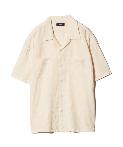 glamb（グラム） シャツ Crack Open Collar Shirt / クラックオープン 