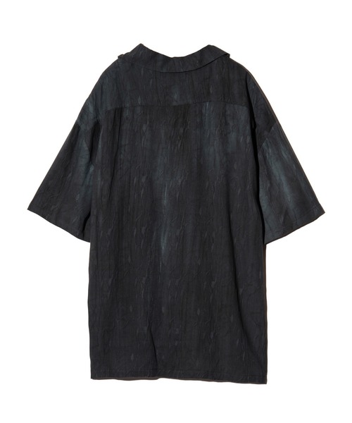 glamb（グラム） シャツ Crack Open Collar Shirt / クラックオープン 