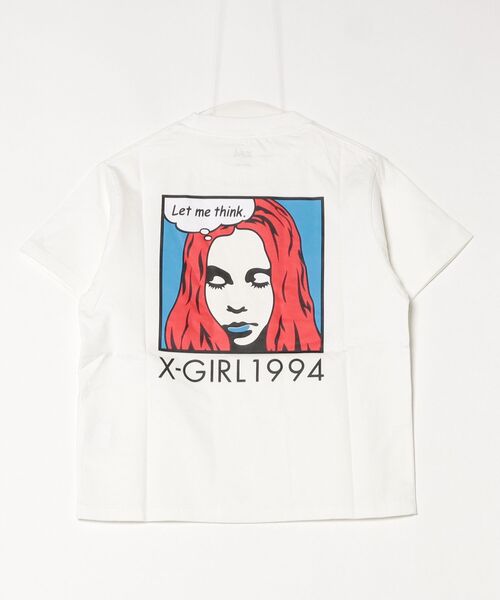 X-girl tシャツ POP FACE S/S TEE レディース メンズ : ZOZOTOWN