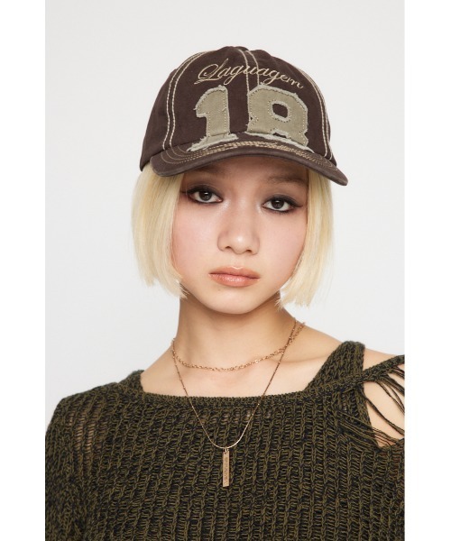 LAGUA GEM STOLE POINT CUT キャップ グレー LAGUA GEM | STOLE POINT CUT キャップ (ストール・マフラー