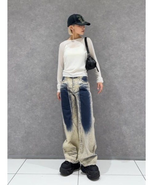LAGUA GEM STOLE POINT CUT キャップ グレー LAGUA GEM | STOLE POINT CUT キャップ (ストール・マフラー