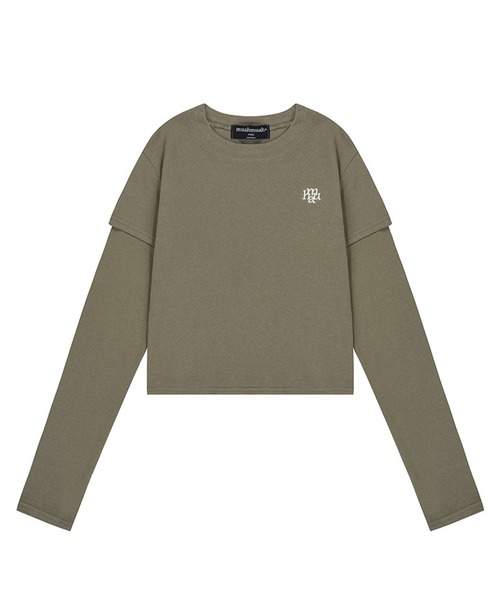 tシャツ A'GEM/9 × .kom 「「muah muah/ムーアムーア」LAYERED