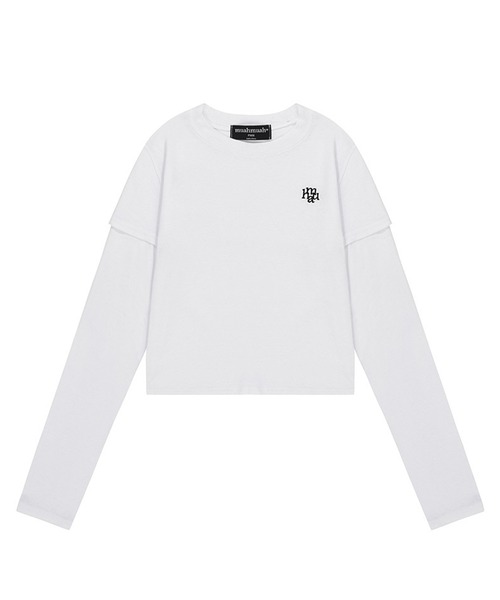 tシャツ A'GEM/9 × .kom 「「muah muah/ムーアムーア」LAYERED