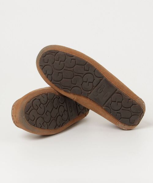 UGG」 モカシンシューズ 24cm ベージュ レディース