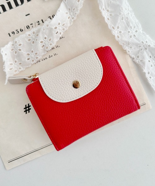 SOLLON.（ソルロン） 財布 二つ折りバイカラーミニウォレット