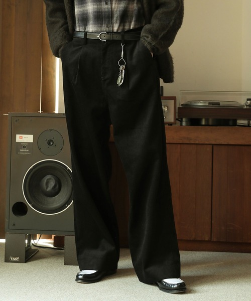 Bleme コーデュロイパンツ X-LARGE ブラック メンズ : ZOZOTOWN Yahoo