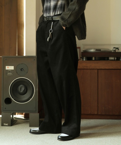 Bleme コーデュロイパンツ X-LARGE ブラック メンズ : ZOZOTOWN Yahoo