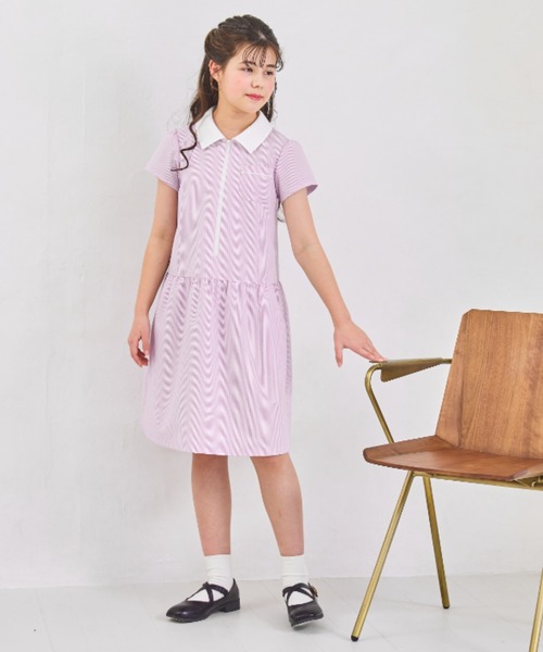CHOPIN（ショパン） ワンピース 「ジュニア」マルチストライプジップ