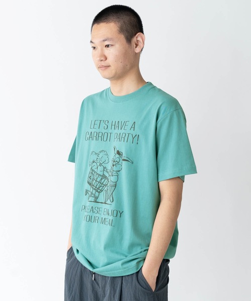 gym master（ジムマスター） tシャツ 5.6oz CARROT PARTY Tee メンズ