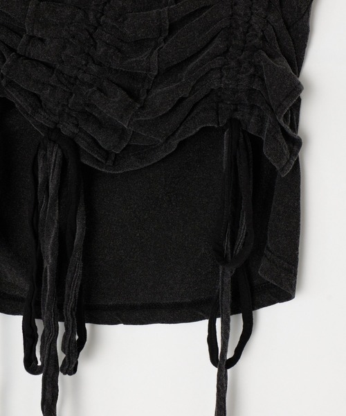 BEEDEN チューブトップ ベアトップ GATHER RIBBON TUBE TOP : ZOZOTOWN