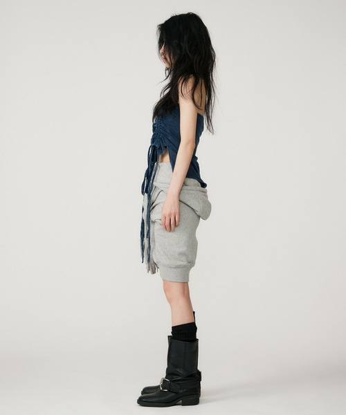 BEEDEN チューブトップ ベアトップ GATHER RIBBON TUBE TOP : ZOZOTOWN